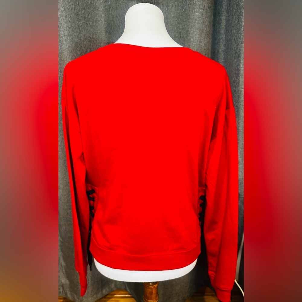 Disney women’s Red Mickey Mouse Sweatshirt - Picture 7 of 11